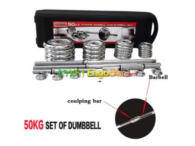Dumbbell and barbell 